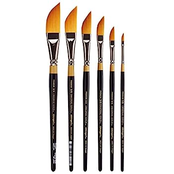 【中古】【輸入品・未使用】KINGART オリジナル ゴールド 9800 ダガー ストリッパー ブラシセット プレミアム ゴールデン タクロン マルチメディア アーティストブラシ 油絵
