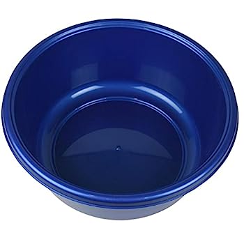 【中古】【インポート品・未当て嵌める】Ybm Home 丸型可塑性物質洗面器 (1151、13in、メタリックブルー)