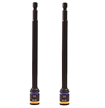 【中古】【輸入品・未使用】Malco MSHXLC1 6インチ C-RHEX クリーニング可能、リバーシブル磁気六角ドライバー(5/16インチと3/8インチ))- 2パック