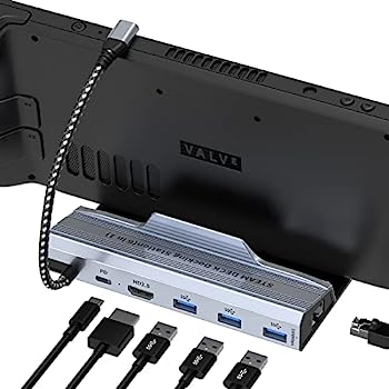 【中古】【輸入品・未使用】Sinstar アップグレードされた4K 60HZドッキングステーション スチームデッキ用 6イン1スチームデッキドックスタンド HDMI 2.0 4K@60HZ付き ギガ|スカイマーケットプラス