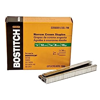【中古】【輸入品・未使用】BOSTITCH SX50351-1 / 2G 1-1 / 2インチx 18ゲージx 7/32インチクラウンフィニッシュステープル(1箱あたり3000)|スカイマーケットプラス