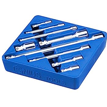 【中古】【輸入品・未使用】Genius Tools 9個 1/4インチ 3/8インチ & 1/2インチ ドクターウォブル エクステンションバーセット BE-2349