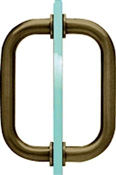 【中古】【輸入品・未使用】(Oil Rubbed Bronze) - CRL 15cm Oil Rub Bronze Tubular Back-to-Back 1.9cm Diameter Shower Door Pull Handles