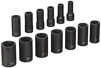 【中古】【輸入品・未使用】Grey Pneumatic Gy1213Msd .38 In. Drive 13 Piece Semi-Deep Metric Set