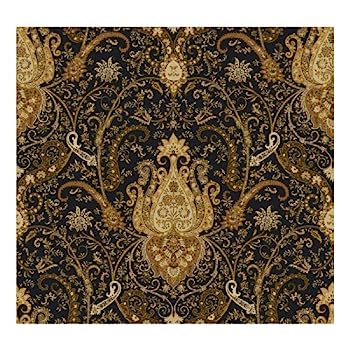 【中古】【輸入品・未使用】York Wallcoverings Wa7718 Black/Amber / Rust/Ecru / Brown Waverly Classics