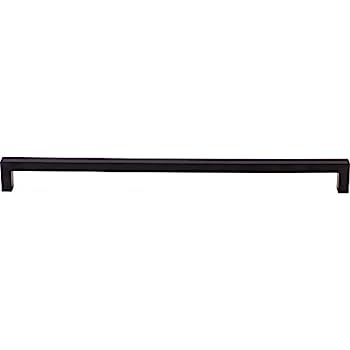 【中古】【輸入品・未使用】(Flat Black) - Top Knobs M2139 Nouveau III Collection 43cm - 1.6cm Square Bar Pull, Flat Black