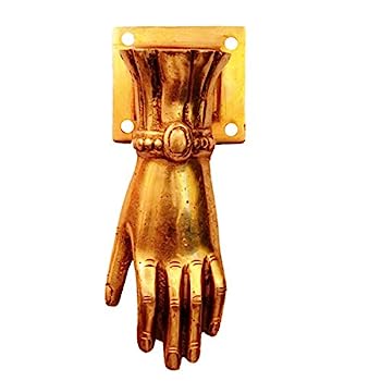 【中古】【輸入品・未使用】Purpledip真鍮ドアノッカーハンドル: '神の手' ( 11137?)