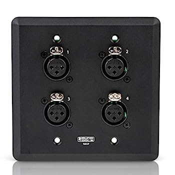 【中古】【輸入品・未使用】Wall CAT FX-B (メス、ブラック) - オーディオオーバーシールドCATケーブルアナログオーディオ、DMX、Clear-Com、AESを送信できます。|スカイマーケットプラス