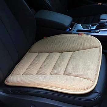 【中古】【輸入品・未使用】RaoRanDang カーシートクッションパッド 家庭用 車の運転席 オフィスチェア用 低反発シートクッション (カーキ)