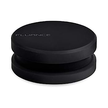 【中古】【輸入品・未使用】Fluance HiFi ビニールレコード重量スタビライザー 高質量760グラムスチールLPディスクターンテーブルアクセサリー 反共鳴ゴムコーティングと振