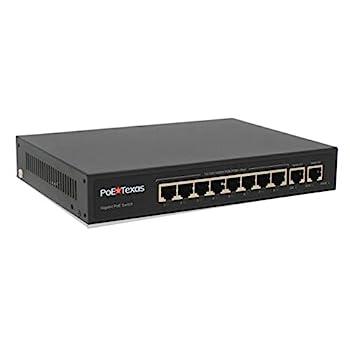 【中古】【輸入品・未使用】PoE Texas 8ポートギガビットイーサネットPoE+スイッチ|プラグアンドプレイ|ファンレス|頑丈な金属とシールドポート付き|デスクトップ|アンマネ｜スカイマーケットプラス