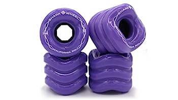 【中古】【輸入品・未使用】Shark Wheel 60mm 78a スケートボード クルージング ホイール カリフォルニアロール パープル 4輪セット 16,480円