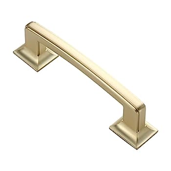 【中古】【輸入品・未使用】Alzassbg 10個パック キャビネットプル つや消しゴールド 3-3/4インチ (96mm) ホールセンター キャビネットハンドル アーチキッチンハードウェア｜スカイマーケットプラス