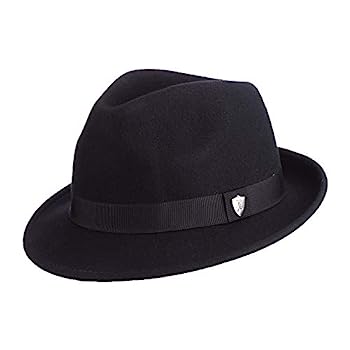 【中古】【輸入品・未使用】Dorfman PacificメンズウールフェルトHat US サイズ: L カラー: ブラック｜スカイマーケットプラス