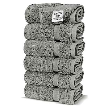 【中古】【インポート品・未当て嵌める】Chakir Turkish Linens 二階建てバス西洋手ぬぐい トルコ綿 御膳上等 泊まり\u0026スパ Hand Towel - Set of 6 薄墨色 HC-HT-GRY-ST-2 キッチン用品・食器・調理器具-その他