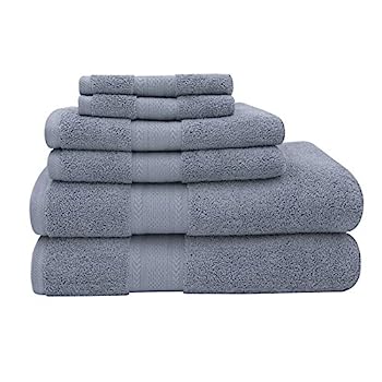 【中古】【輸入品・未使用】(Smoke Blue) - Baltic Linen Endure Luxury Super Soft 6 Piece Bath Towel Set Smoake Blue｜スカイマーケットプラス