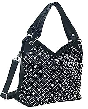 【中古】【輸入品・未使用】zzfabミラーラインストーンキラキラ光るPurse カラー: ブラック 18,305円