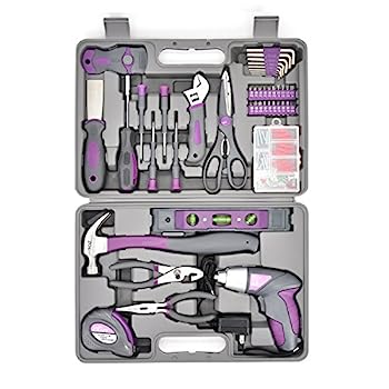 【中古】【輸入品・未使用】Werktough 44PCS 3.6V/4V Cordless Screwdriver Tool Kit Set Pink Color Tools Lady Tools Kit Home Repair Set Toolbox Hand Tool Kit Storage｜スカイマーケットプラス