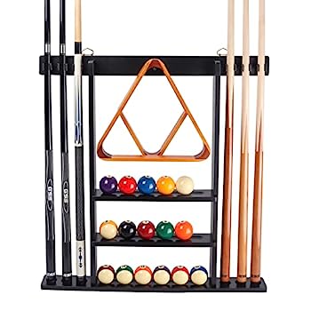 【中古】【輸入品・未使用】GSE Games & Sports Expert 6ビリヤードプールキュースティック 壁掛けラック|スカイマーケットプラス