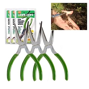 【中古】【輸入品・未使用】Lawn Jaws The Original Sharktooth Weed Puller リムーバー 除草 & ガーデニングツール 除草機 - 根から簡単に引っ張る! - お得パック 雑草プラ