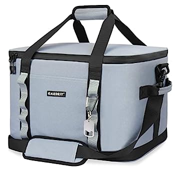 【中古】【インポート品・未当て嵌める】GARDRIT 60缶 大型空調設備御徒面子 - 折りたたみ能力のあるな断熱晩ご飯ボックス席 漏れない空調設備御徒面子 難民キャンプ ピクニック\u0026砂浜に至適 (39L/グレ