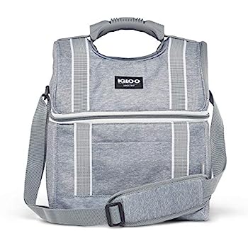 【中古】【輸入品・未使用】Igloo 22缶 プレイメイトグリッパー 大型 ポータブル ランチボックス ソフトクーラーバッグ グレー