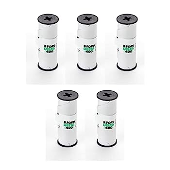 【中古】【インポート品・未当て嵌める】Ilford Delta 400 専門的 モノクローム写真フィルム ハーマンテクノロジー (120一巻き、5風呂敷き包み) バンドル (5種目) TV・オーディオ・カメラ-カメラ・ビデオカメラ・光学機器用アクセサリー