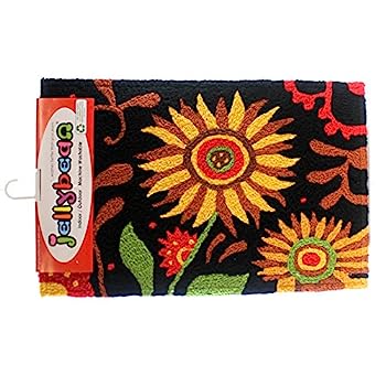 【中古】【輸入品・未使用】Jellybean Prairie Sunflowers Accent Area Rug by Jellybean