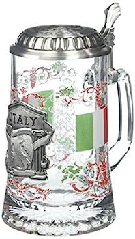 【中古】【輸入品・未使用】M. CORNELL IMPORTERS 5966 Glass Italy Stein