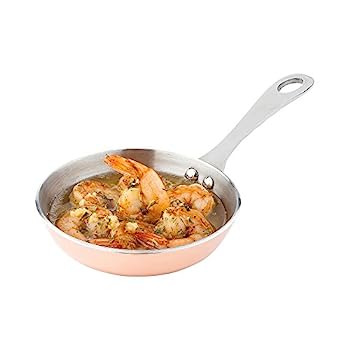【中古】【インポート品・未当て嵌める】ステンレス鋼スチール写真Mini Frying Pan 4in1?Countボックス席 Frying pain ゴールド RWM0024C