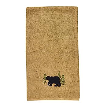 【中古】【輸入品・未使用】(70cm x 130cm ) - Park Designs Black Bear Bath Towel