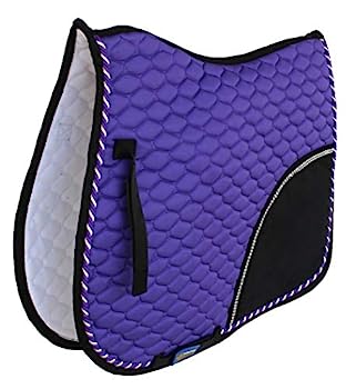 【中古】【輸入品・未使用】Horse Quiltedすべて目的英語サドルパッドTack Trail Ridingパープル72?F05