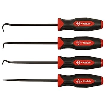【中古】【輸入品・未使用】Mayhew Tools 13094 ProGrip フックとピック4点セット ブラック酸化物