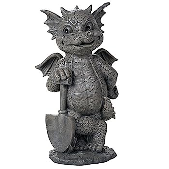 【中古】【インポート品・未当てはめる】Pacific Giftware 苑地 火竜 緑であること おや指 ガーデナー 火竜 かざり付ける 苑地 声遣い 刻みつける 石ころ大成 高さ10in