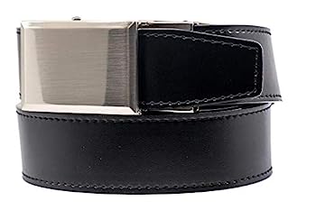 【中古】【インポート品・未当て嵌める】Nexbelt ゴーイン!面取り遮蔽物 黒いこと V.3 スムースレザーベルト