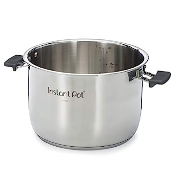 【中古】【インポート品・未当て嵌める】Instant Pot ステンレス鋼スチール写真膳立て手持ち部分 6クオート Duo Evoつづき物 肌付きポット