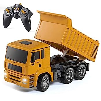 【中古】【輸入品・未使用】Top Race リモートコントロール ダンプトラック おもちゃ RC ダンプトラック ギフト おもちゃ 8、9、10、11歳以上 6チャンネル 建設おもちゃ リ|スカイマーケットプラス