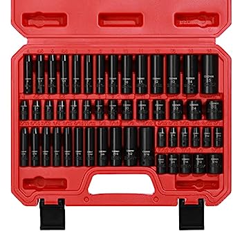 【中古】【輸入品・未使用】CASOMAN 1/4インチ ドライブマスターインパクトソケットセット 50ピース 6ポイント SAE/メトリック 5/32インチ - 9/16インチ 4mm - 15mm スタン