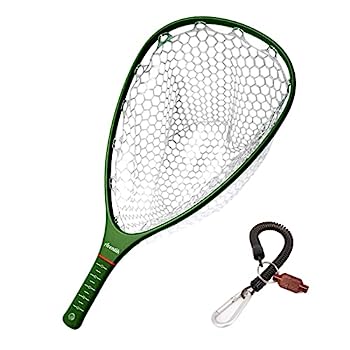 【中古】【輸入品・未使用】Aventik フライフローティングフィッシングネット カーボンファイバーランディングネット クリアラバーゴーストネット キャッチ&リリースネット