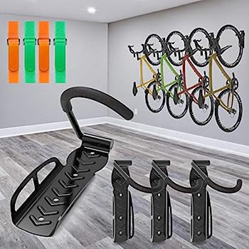 【中古】【輸入品・未使用】ガレージバイクラック 壁取り付けオーガナイザー 自転車フック 自転車ハンガーストレージシステム 垂直に吊り下げる 屋内小屋用 簡単に掛けられ｜スカイマーケットプラス 9,216円