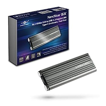 【中古】【輸入品・未使用】M.2 NVMe SSD - USB 3.2 Gen2x2 20G Type C エンクロージャ (NST-220C3-SG)