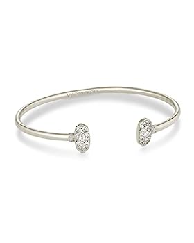 【中古】【輸入品・未使用】Kendra Scott Grayson クリスタルカフブレスレット, One Size, 非貴金属 真鍮 非貴金属, キュービックジルコニア｜スカイマーケットプラス
