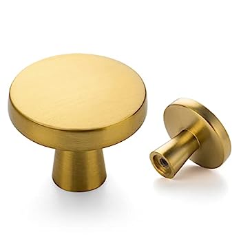【中古】【輸入品・未使用】Home Expert 25個パック キャビネットノブ ゴールドノブ ドレッサー引き出し引き出しプル用 1-1/4インチ 引き出しノブ つや消し真鍮 キッチンキ 15,273円
