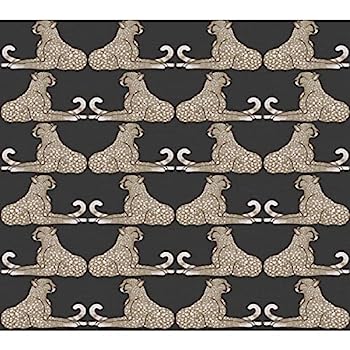 【中古】【輸入品・未使用】York Wallcoverings PSW1355RL ブラック リクライニング チーター 剥がして貼る壁紙