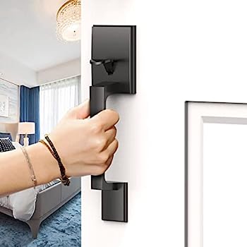 【中古】【インポート品・未当て嵌める】サテンブラッシュドニッケル デッド雄捻子 ストライク一皿 部屋の入り口うしろ側一皿(黒いこと召し使い手持ち部分)