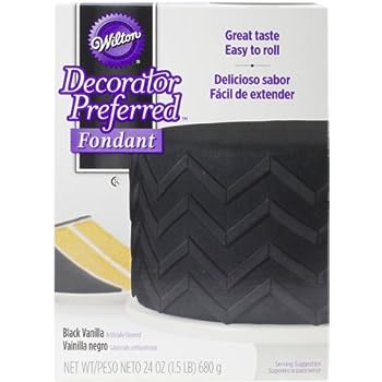 【中古】【輸入品・未使用】Wilton (ウィルトン) デコレーションフォンダン 24オンス 24 oz ブラック 710-2303｜スカイマーケットプラス