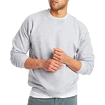 【中古】【インポート品・未当て嵌める】Hanes(ヘインズ) メンズ エコかっこ良い フリース トレーナー US 大きさ: Large 色つや: 薄墨色
