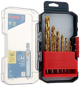 【中古】【輸入品・未使用】Bosch TI14 Titanium Metal Drill Bit Set (14 Piece)
