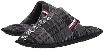 【中古】【輸入品・未使用】Tommy Hilfiger メンズ Xaiver スリッパ, グレー生地。, 24