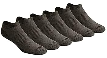 【中古】【輸入品・未使用】Dickies Men's Dri-Tech Moisture Control 6 Pairs No Show Socks, Charcoal, Shoe Size: 5-6